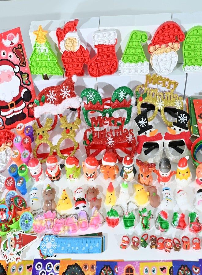 PLOUGVI 358PCS Christmas Party Favors Supplies Decoration, Goodie Bag Pinata Stocking Stuffers Bulk, Treasure Box Toy for Classroom Rewards, Advent Calendar Stuff Filler, Carnival Prizes, Xmas Birthday Gifts - Image 3